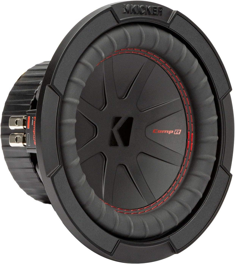 48CWR82 KICKER 8" CompR Subwoofer Sub 300W RMS 2 Ohm DVC - Pro Audio Center