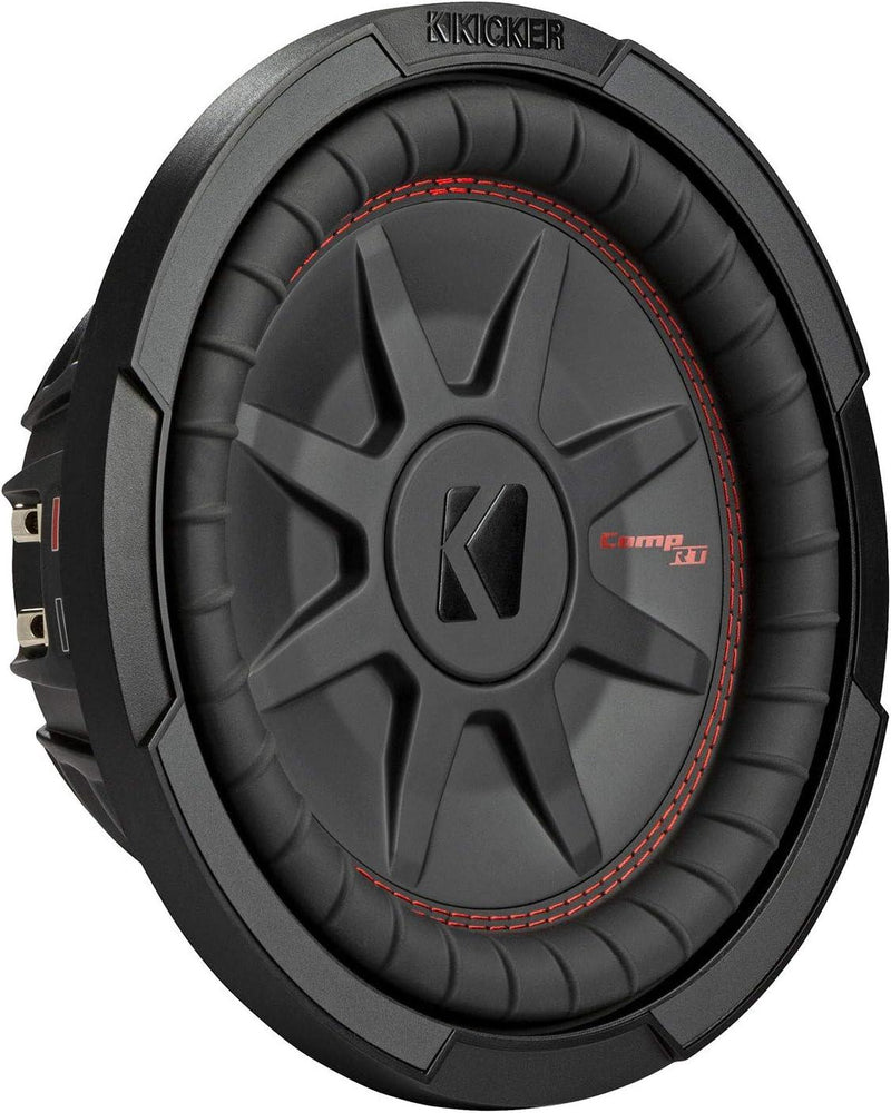 48CWRT102 KICKER 10" CompRT Thin Profile Subwoofer Sub 400W RMS 2 Ohm DVC - Pro Audio Center