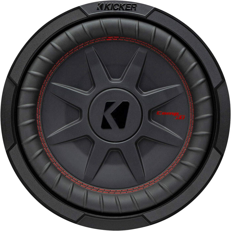 48CWRT102 KICKER 10" CompRT Thin Profile Subwoofer Sub 400W RMS 2 Ohm DVC - Pro Audio Center