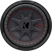 48CWRT104 KICKER 10" CompRT Thin Profile Subwoofer Sub 400W RMS 4 Ohm DVC - Pro Audio Center