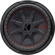 48CWRT124 KICKER 12" CompRT Thin Profile Subwoofer Sub 500W RMS 4 Ohm DVC - Pro Audio Center
