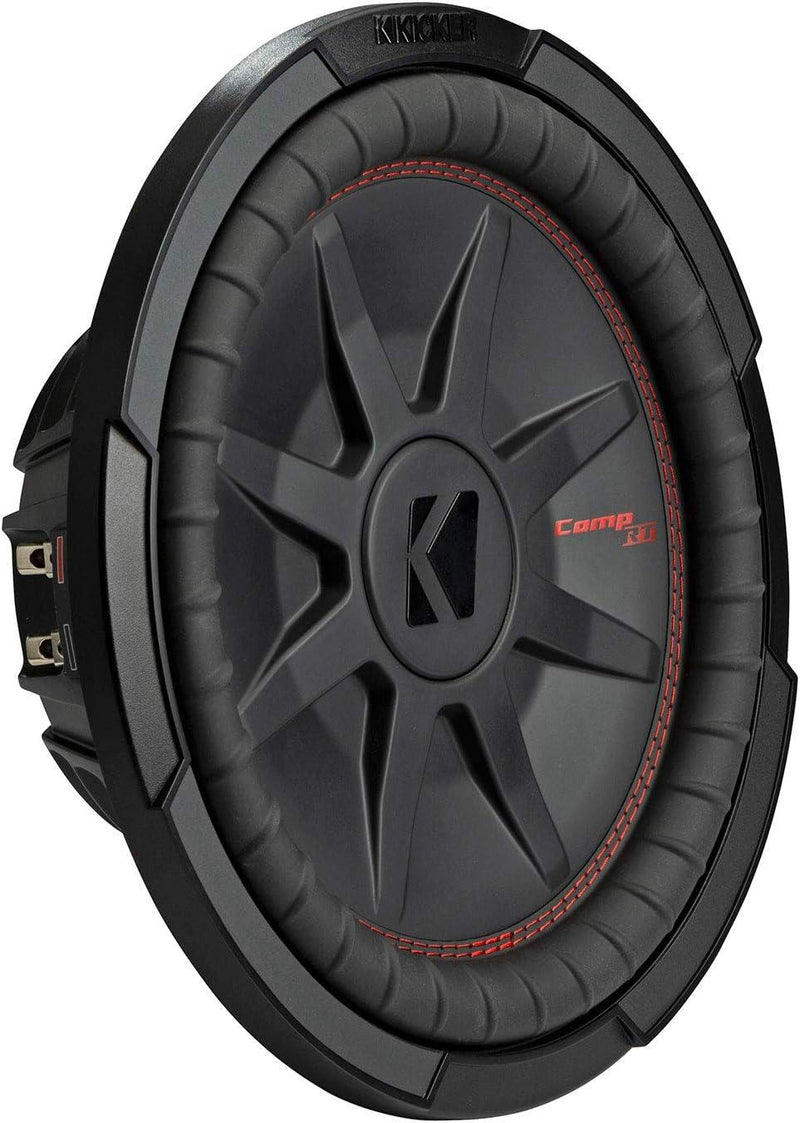 48CWRT124 KICKER 12" CompRT Thin Profile Subwoofer Sub 500W RMS 4 Ohm DVC - Pro Audio Center