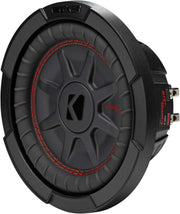 48CWRT82 KICKER 8" CompRT Thin Profile Subwoofer Sub 300W RMS 2 Ohm DVCp - Pro Audio Center