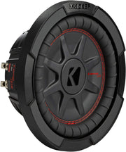 48CWRT82 KICKER 8" CompRT Thin Profile Subwoofer Sub 300W RMS 2 Ohm DVCp - Pro Audio Center