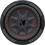 48CWRT84 KICKER 8" CompRT Thin Profile Subwoofer Sub 300W RMS 4 Ohm DVC - Pro Audio Center