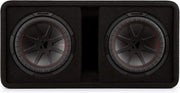 48DCWR102 KICKER 10" CompR Subwoofer Dual Loaded Enclosure Ported 800W RMS 2 Ohm - Pro Audio Center