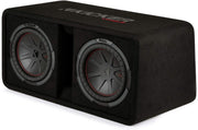 48DCWR102 KICKER 10" CompR Subwoofer Dual Loaded Enclosure Ported 800W RMS 2 Ohm - Pro Audio Center