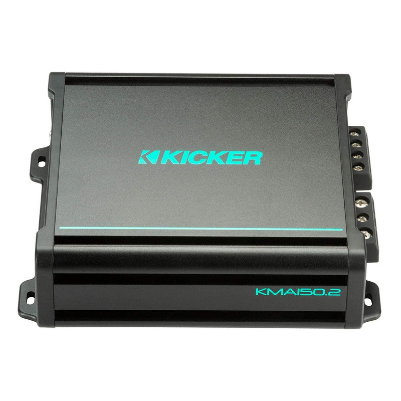 48KMA1502 KICKER KMA150.2 150W RMS 2x75 Stereo 2-Channel Marine Amplifier - Pro Audio Center