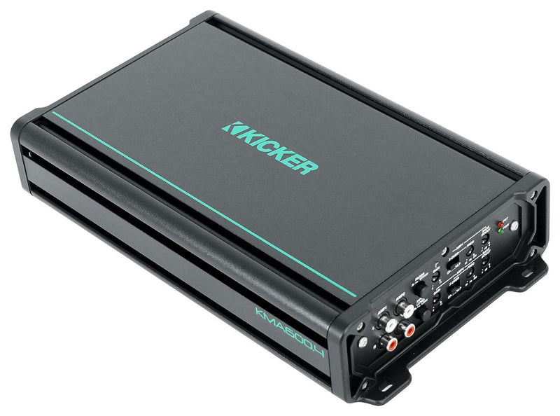 48KMA6004 KICKER KMA600.4 600W RMS 4x150 4-Channel Marine Amplifier - Pro Audio Center