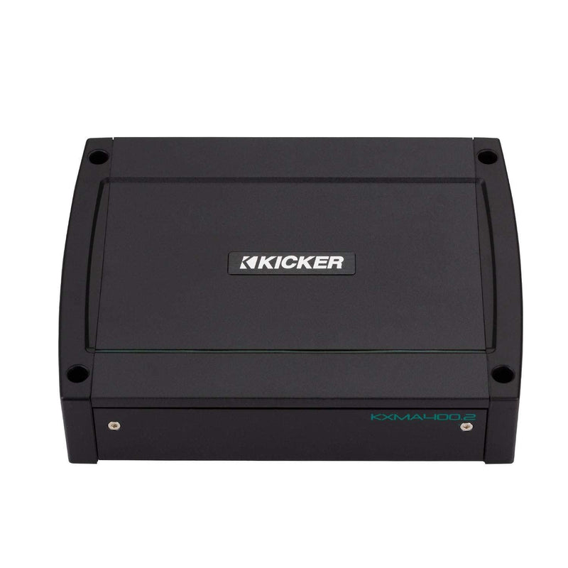 48KXMA4002 KICKER KXMA400.2 400W RMS 2x200 2-Channel Full Range Marine Amplifier - Pro Audio Center