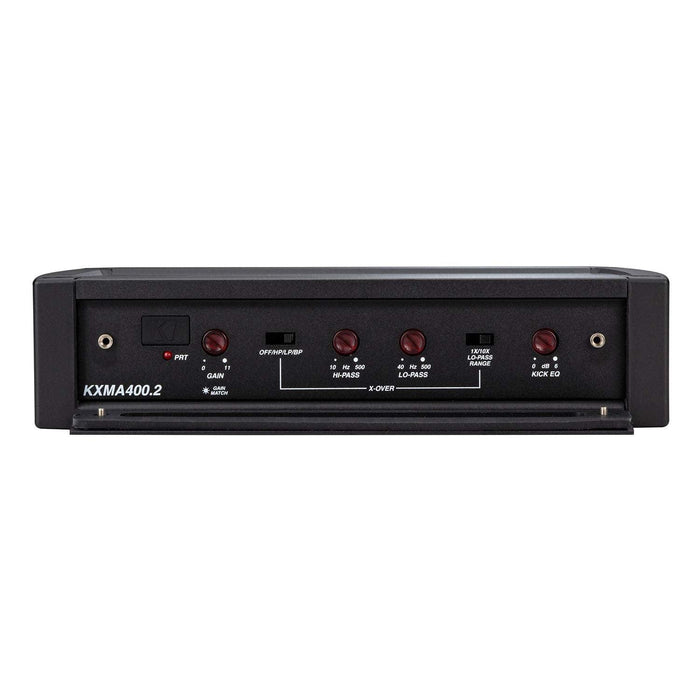 48KXMA4002 KICKER KXMA400.2 400W RMS 2x200 2-Channel Full Range Marine Amplifier - Pro Audio Center