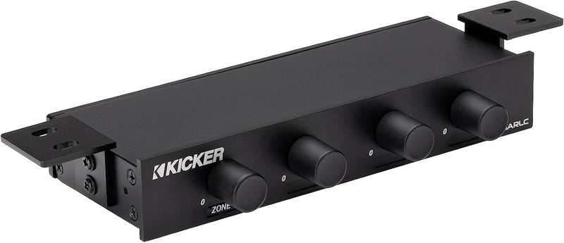 48KXMARLC KICKER Marine Wired Remote Level Control, Independent Volume Control for 4 Zones, Compatible with All Amplifiers, Line-Driver RCA Pre-Amp Design - Pro Audio Center