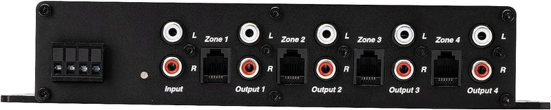 48KXMARLC KICKER Marine Wired Remote Level Control, Independent Volume Control for 4 Zones, Compatible with All Amplifiers, Line-Driver RCA Pre-Amp Design - Pro Audio Center