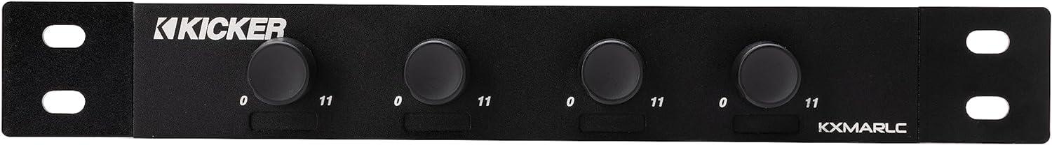 48KXMARLC KICKER Marine Wired Remote Level Control, Independent Volume Control for 4 Zones, Compatible with All Amplifiers, Line-Driver RCA Pre-Amp Design - Pro Audio Center