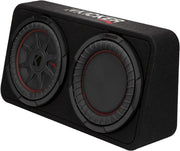 48TCWRT102 KICKER 10" CompRT Subwoofer Single Loaded Enclosure 400W RMS 2 Ohm - Pro Audio Center