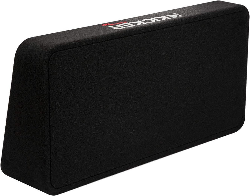 48TCWRT122 KICKER 12" CompRT Subwoofer Single Loaded Enclosure 500W RMS 2 Ohm - Pro Audio Center