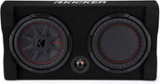 48TRTP102 KICKER 10" CompRT Subwoofer Single Loaded Down Firing Enclosure 400W RMS 2 Ohm - Pro Audio Center