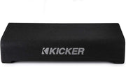 48TRTP102 KICKER 10" CompRT Subwoofer Single Loaded Down Firing Enclosure 400W RMS 2 Ohm - Pro Audio Center