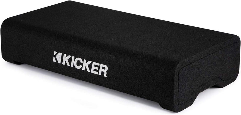48TRTP122 KICKER 12" CompRT Subwoofer Single Loaded Down Firing Enclosure 500W RMS 2 Ohm - Pro Audio Center