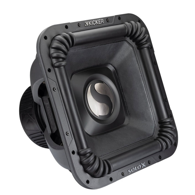 49L7X181 KICKER Solo-X 18" L7X High Excursion SPL Competition Square Subwoofer Sub 2000W RMS 1 Ohm DVC