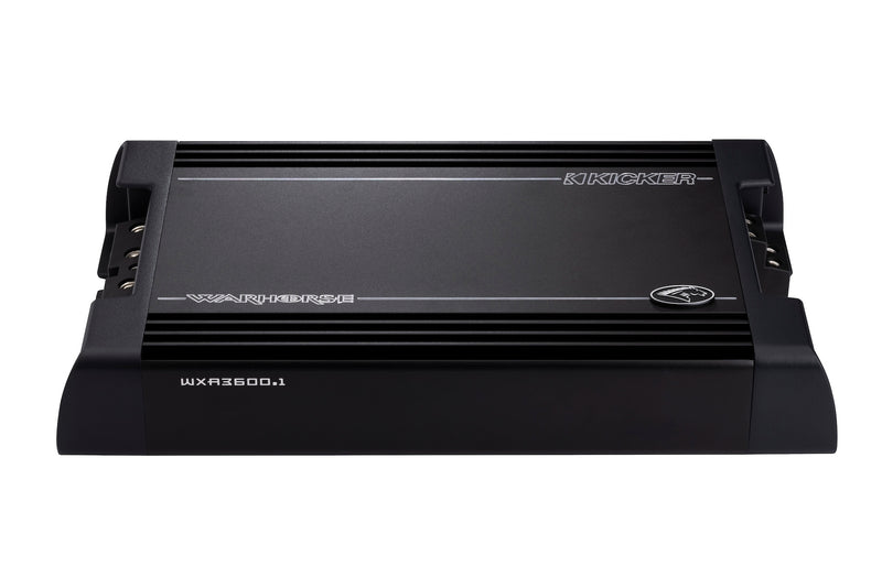 49WXA36001 KICKER Warhorse 3600.1 RMS Mono Class D Subwoofer Amplifier Car Audio 1 Ohm Stable