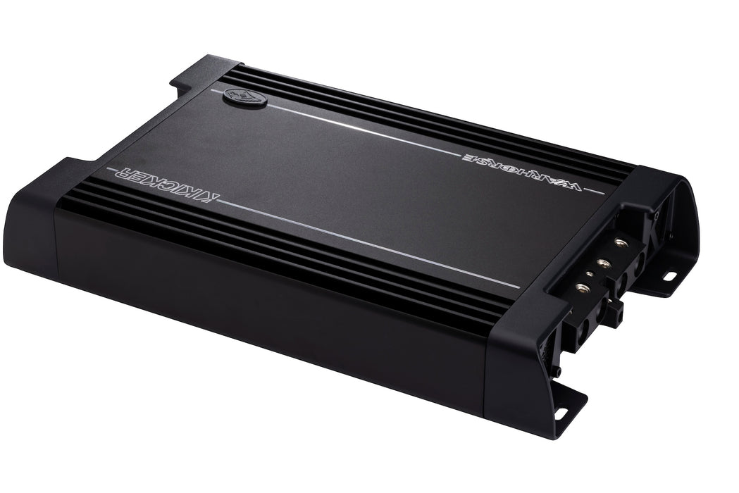 49WXA36001 KICKER Warhorse 3600.1 RMS Mono Class D Subwoofer Amplifier Car Audio 1 Ohm Stable