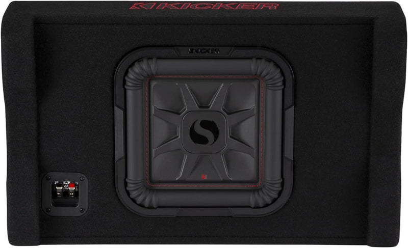 49L7TDF102 KICKER 10" L7T Subwoofer Single Loaded Down Firing Enclosure 500W RMS 2 Ohm - Pro Audio Center