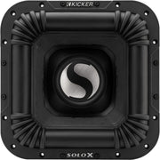 49L7X121 KICKER Solo-X 12" L7X High Excursion SPL Competition Square Subwoofer Sub 2000W RMS 1 Ohm DVC - Pro Audio Center