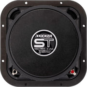 49ST7MR4 KICKER Street Series 7" Square Midrange Driver 250W RMS 500W Peak SPL Competition Grade PA Pro Sound High Output 4 Ohm (Pair) - Pro Audio Center