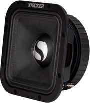 49ST7MR4 KICKER Street Series 7" Square Midrange Driver 250W RMS 500W Peak SPL Competition Grade PA Pro Sound High Output 4 Ohm (Pair) - Pro Audio Center