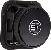 49ST7MR4 KICKER Street Series 7" Square Midrange Driver 250W RMS 500W Peak SPL Competition Grade PA Pro Sound High Output 4 Ohm (Pair) - Pro Audio Center