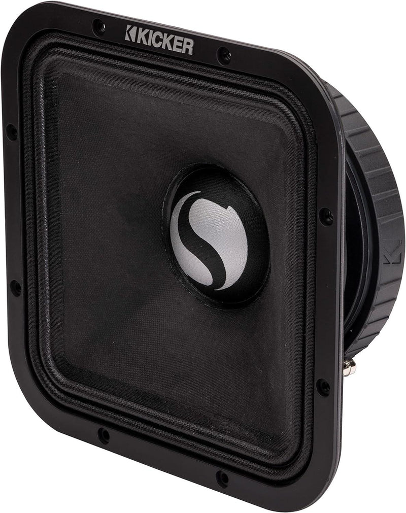 49ST9MR4 KICKER Street Series 9" Square Midrange Driver 300W RMS 600W Peak SPL Competition Grade PA Pro Sound High Output 4 Ohm (Pair) - Pro Audio Center