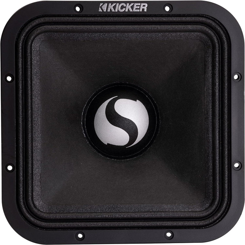49ST9MR4 KICKER Street Series 9" Square Midrange Driver 300W RMS 600W Peak SPL Competition Grade PA Pro Sound High Output 4 Ohm (Pair) - Pro Audio Center