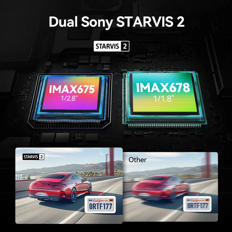 F17 Elite Redtiger 4K 3-Channel Dash Camera Ultra-Color Sony STARVIS 2 Dual HDR WiFi 6 Voice Control Touch Screen 128GB Card Included