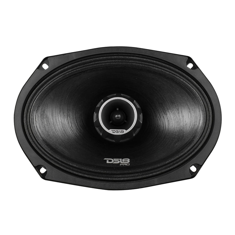 DS18 PRO-ZT69 6x9 Coaxial Midrange Speaker Front View