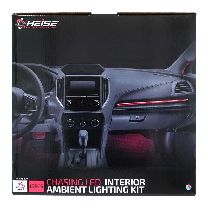 HE-AMB-CAR Metra Heise Multi-Color LED Chasing Interior Ambient Lighting Kit