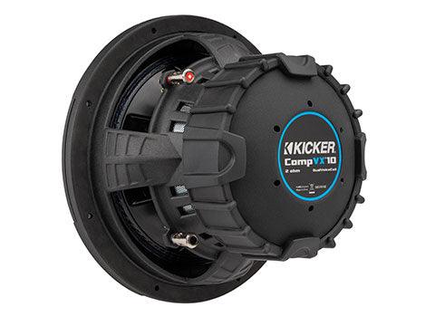 50CVX102 KICKER 10" CompVX Subwoofer Sub 600W RMS 2 Ohm DVC - Pro Audio Center