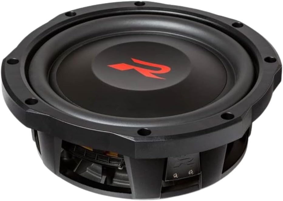 RS-W10D4 Alpine 10" R-Series Shallow Thin Profile Subwoofer Sub 600W RMS 4 Ohm DVC