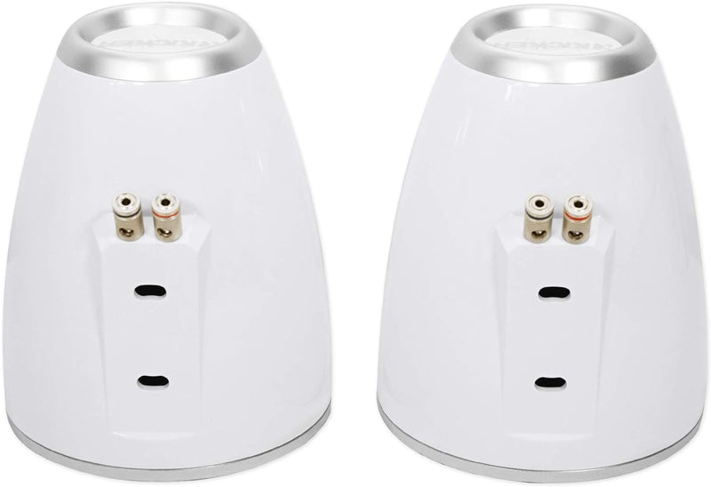 43KMTES8W KICKER 8" Marine Wake Tower/Roll Bar Empty Speaker Enclosures ONLY, White (Pair) (speakers not included)