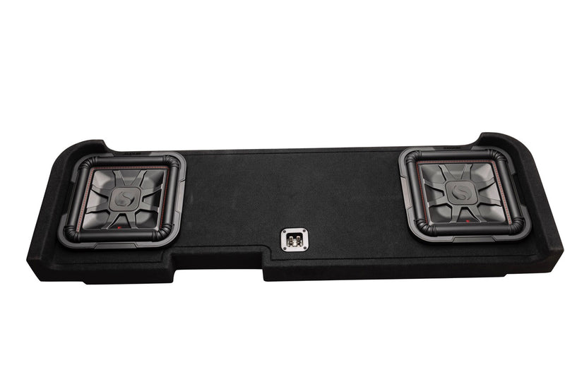 51KGMDL7T122 KICKER Chevy/GMC Truck Specific Dual 12" L7T Loaded Down Firing Enclosure 1200W RMS 2 Ohm