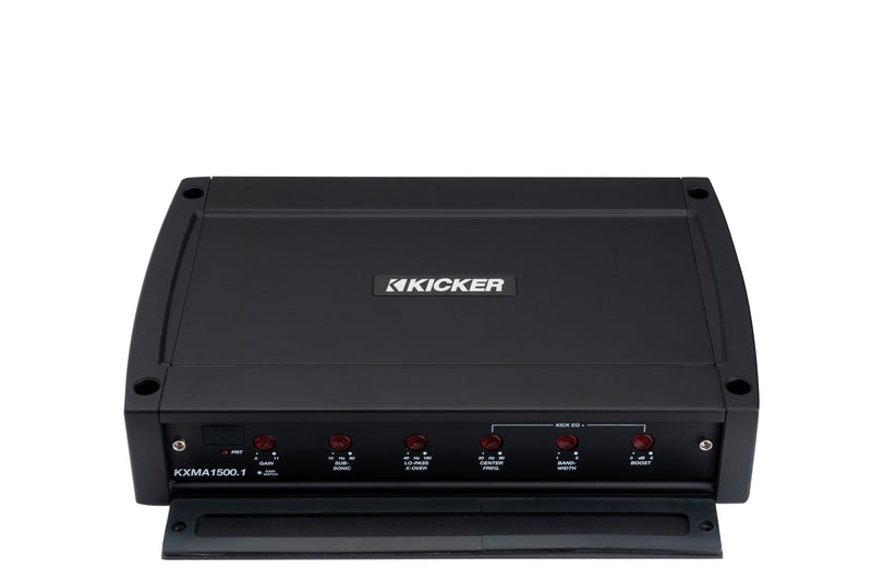 51KXMA15001 KICKER KXMA1500.1  Marine Subwoofer Amplifier 1500W RMS Mono Weather Resistant Class D Sub Amp
