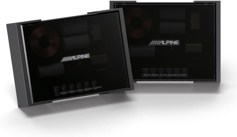 HDZ-65C Alpine Status 6.5" Hi-Res 2-Way Component Speaker Set 100W RMS 4 Ohm Car Audio (Pair)