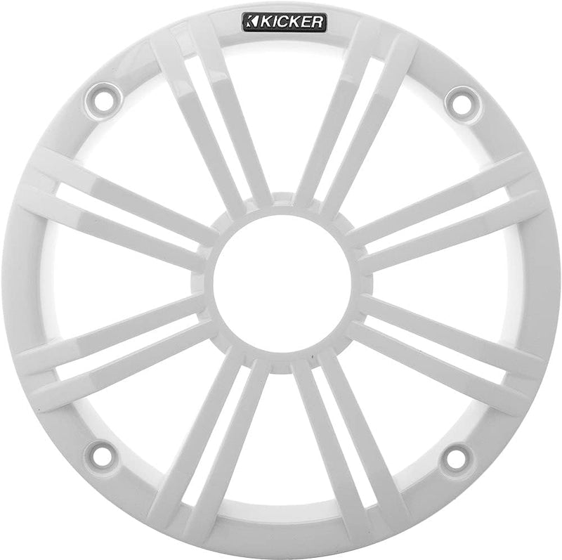 45BKMG6W KICKER KM Series 6.5" Marine OEM Speaker Grille Only - White (Single)