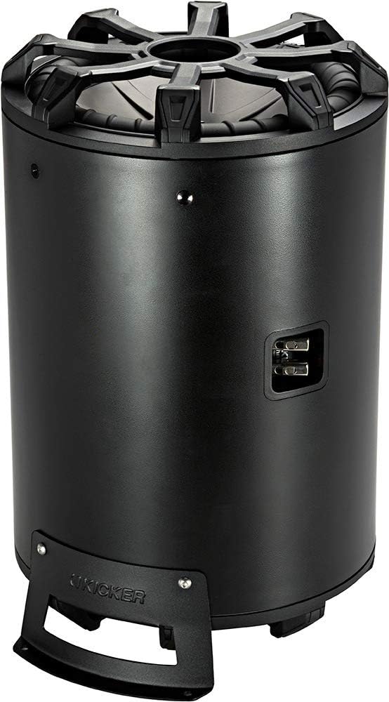 46CWTB102 KICKER 10" CompR TB Marine Loaded Subwoofer Enclosure w/ Passive Radiator 400W RMS 2 Ohm