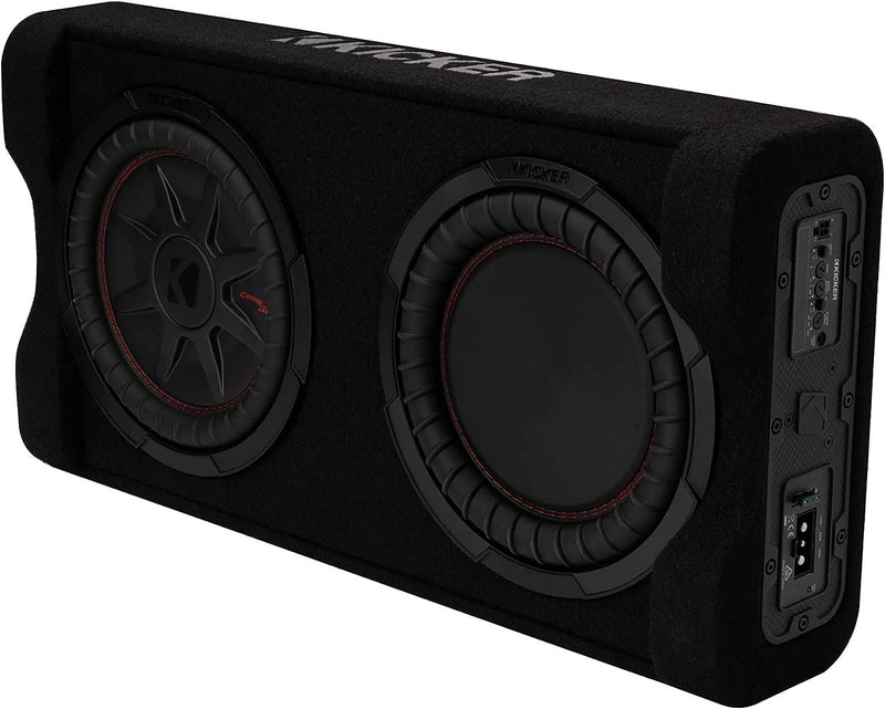 51PTRTP10 KICKER Powered 10" Subwoofer 400W RMS Powered Down Firing Loaded Enclosure
