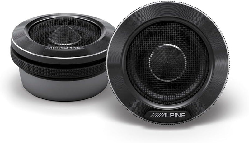 HDZ-65C Alpine Status 6.5" Hi-Res 2-Way Component Speaker Set 100W RMS 4 Ohm Car Audio (Pair)