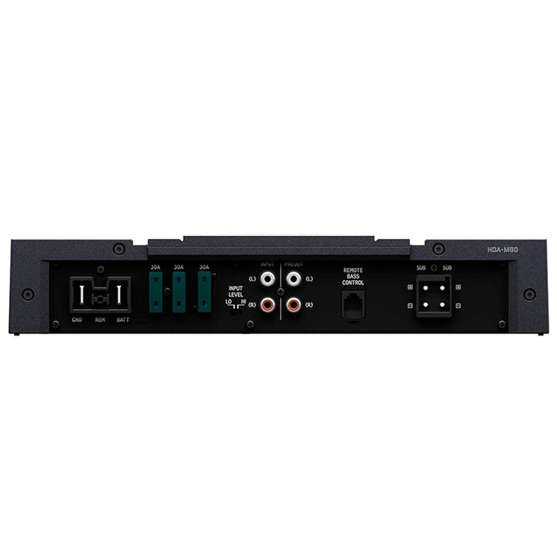 HDA-M80 Alpine Status Hi-Res Mono Subwoofer Amplifier 800W RMS at 2-Ohm, Hi-Res Certified