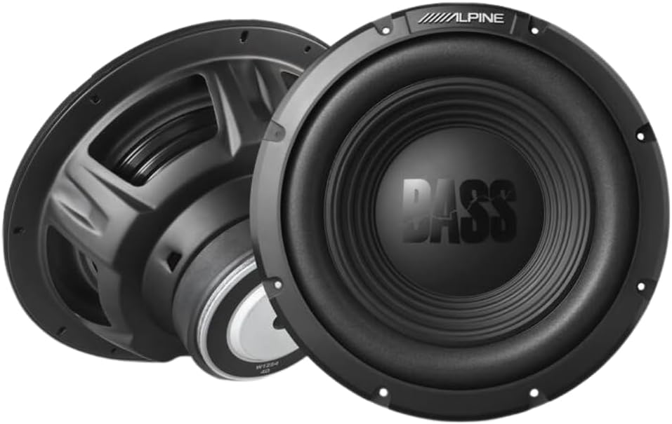 W12S4 Alpine Bass Series 12" Subwoofer Sub 250W RMS 4 Ohm SVC