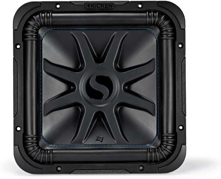 44L7S122 KICKER 12" L7S Solo-Baric Square Subwoofer Sub 750W RMS 2 Ohm DVC