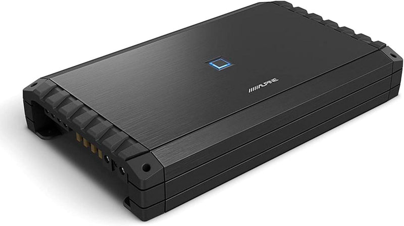 S2-A120M Alpine S-Series Mono Subwoofer Amplifier 1200W RMS at 1 & 2-Ohm Class-D